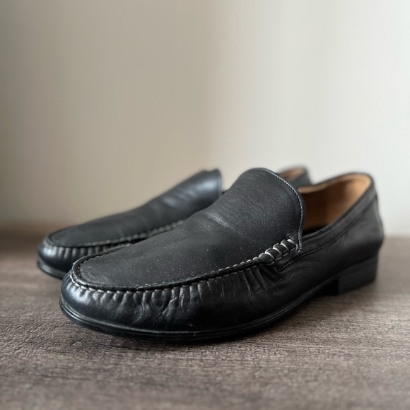 Johnston & Murphy Cresswell Venetian Sheepskin Leather Loafers size 8M - Picture 4 of 14